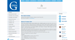 Desktop Screenshot of gymnazium.velke-pavlovice.cz